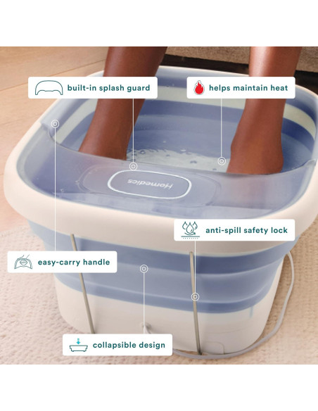 Baño de Pies Plegable Homedics Smart Space 40.8x36.8cm