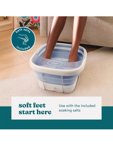 Baño de Pies Plegable Homedics Smart Space 40.8x36.8cm
