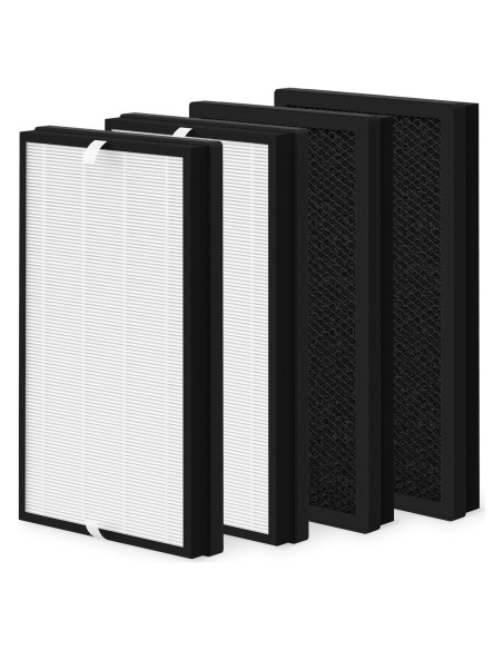 Paquete de 4 Filtros HEPA C500FL Homedics AP-C500/AP-C550