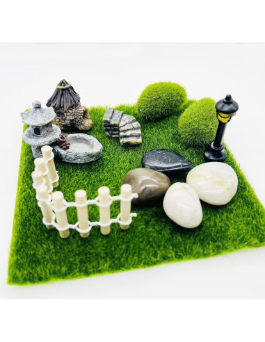 Kit de Mini Jardín Zen 26 Piezas Cayway - Accesorios Decorativos