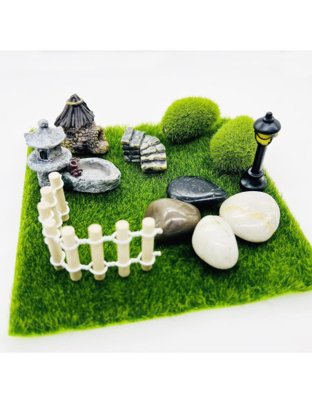Kit de Mini Jardín Zen 26 Piezas Cayway - Accesorios Decorativos