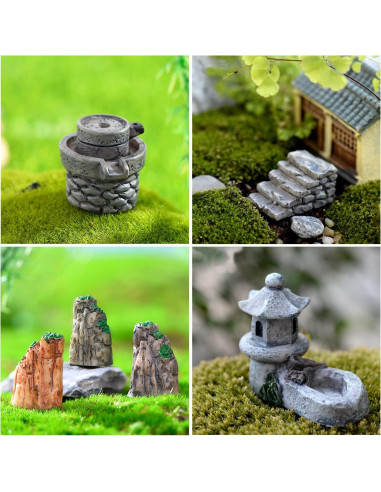 Kit de Mini Jardín Zen 26 Piezas Cayway - Accesorios Decorativos