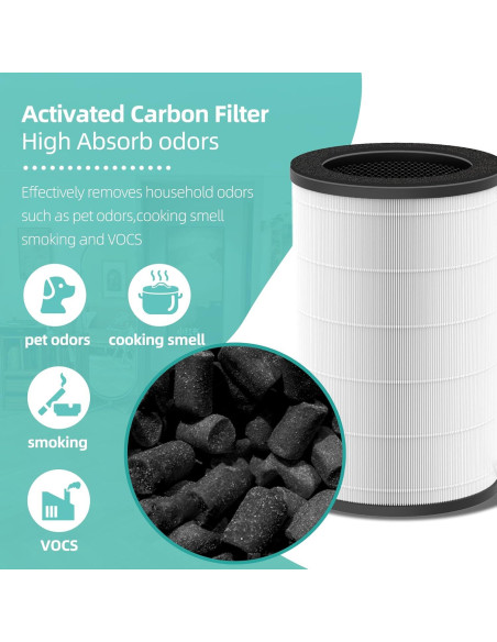 Filtro de Reemplazo Isingoione AP-T30 para Purificador HoMedics