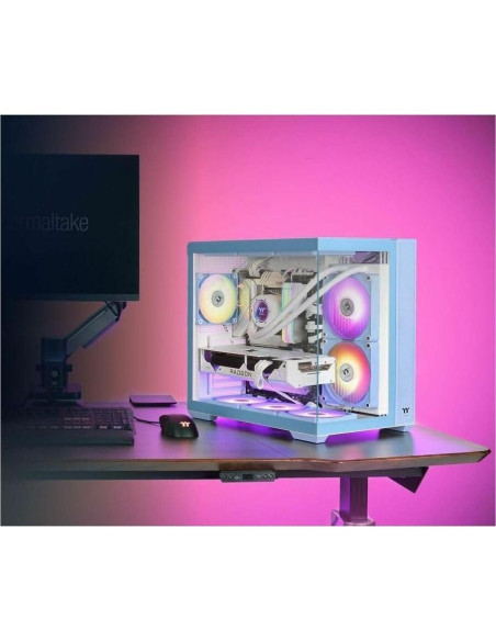 Caja ATX Thermaltake View 380 TG ARGB Azul Hortensia