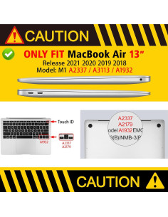 Funda Dura May Chen para MacBook Air 13" M1 2021-2018 - Flores 2