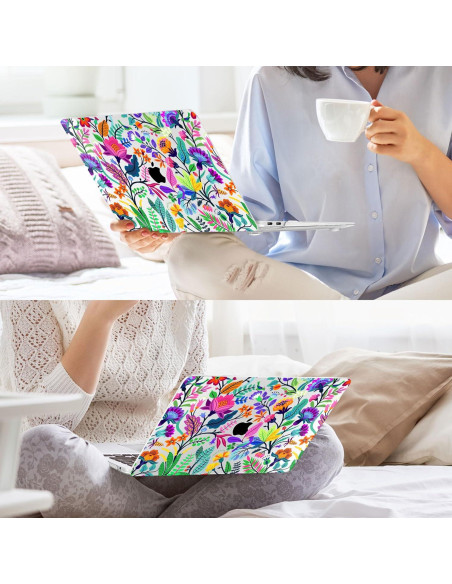 Funda Dura May Chen para MacBook Air 13" M1 2021-2018 - Flores