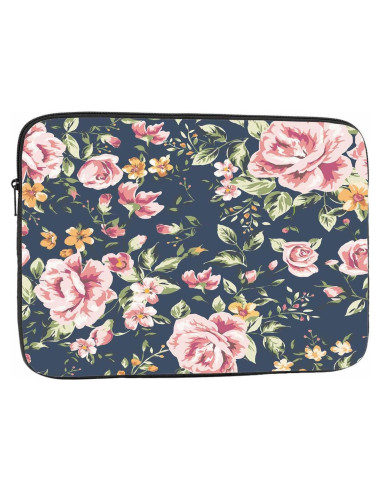 Funda para Laptop 15.6" Nicokee Rosa Vintage Floral