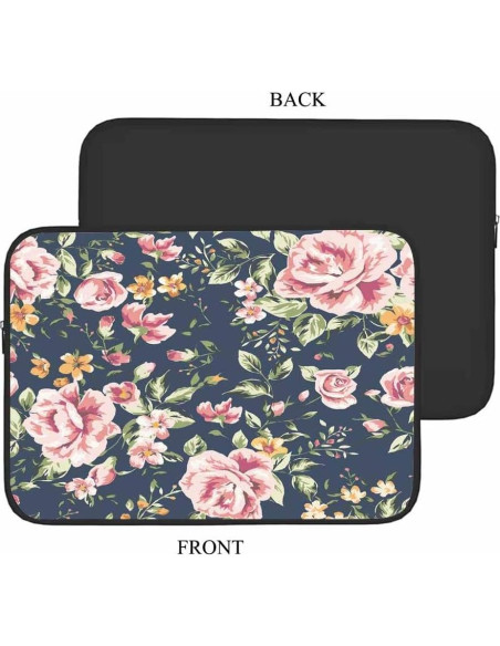 Funda para Laptop 15.6" Nicokee Rosa Vintage Floral