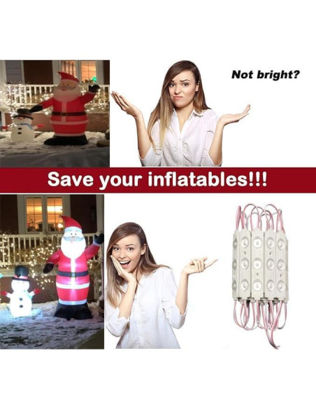 Módulo LED 20pcs 2.99m 2835 SMD 150LM IP65 Blanco