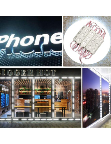 Módulo LED 20pcs 2.99m 2835 SMD 150LM IP65 Blanco