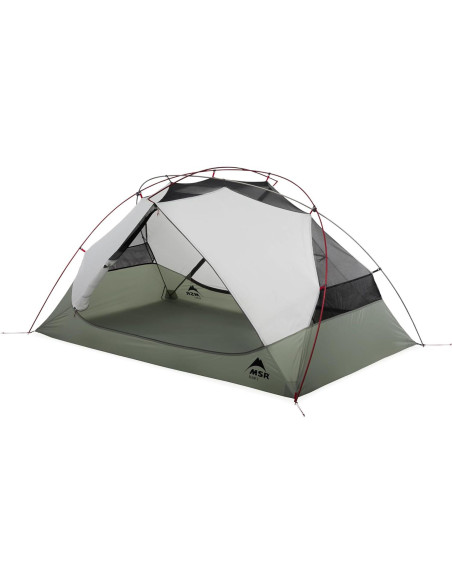 Tienda de Mochileo Ligera MSR Elixir 2 para 2 Personas Verde