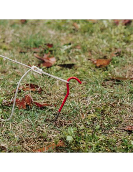 Clavos de Tienda de Camping iBasingo Titanio 8 Piezas 16.5cm