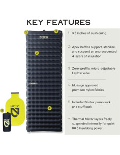 Almohadilla para Dormir NEMO Tensor EC 182.88x63.5 cm Aislante 2