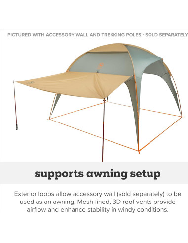 Toldo Plegable Big Agnes Sage Canyon Shelter Plus 9.29 m