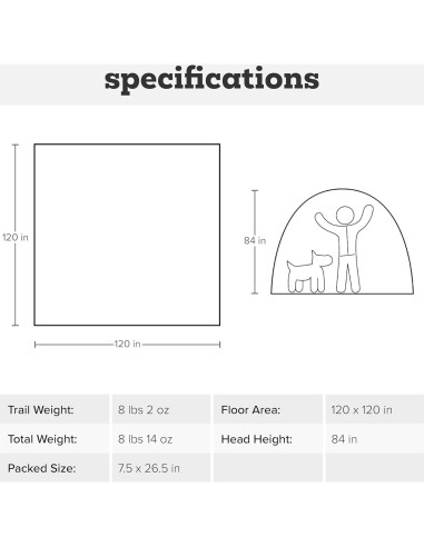 Toldo Plegable Big Agnes Sage Canyon Shelter Plus 9.29 m