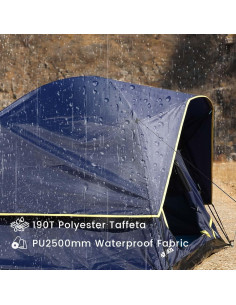 Carpa de Camping EchoSmile para 2 Personas - Impermeable y Ligera 2