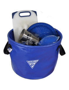 Fregadero de Campamento Plegable Seattle Sports 22.7L Azul 2