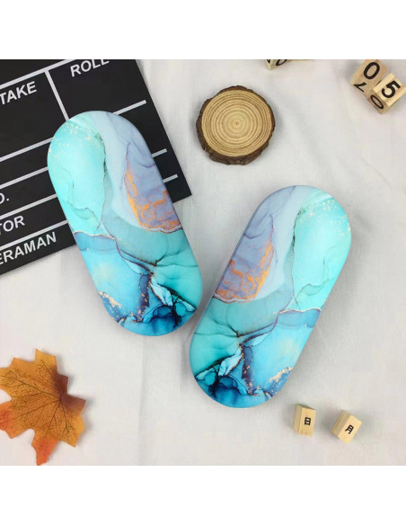 Estuche 2 en 1 AITIME para Lentes de Contacto y Gafas - Verde Mármol