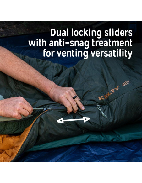 Saco de dormir Kelty Cosmic 20 Synthetic 3 estaciones 1.83 m