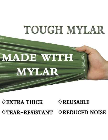 Saco de Dormir de Emergencia Delmera Mylar 208x94 cm Ligero