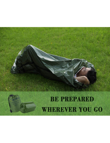 Saco de Dormir de Emergencia Delmera Mylar 208x94 cm Ligero