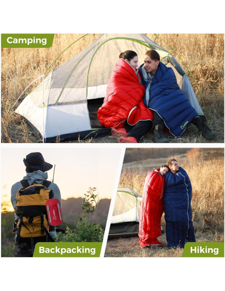 Saco de dormir ATEPA SEATTLE 300 ultraligero 3 estaciones