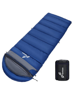 Saco de Dormir Sportneer XXL 0 Grados Invierno Capucha Desmontable