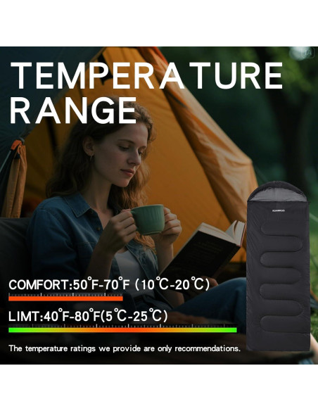 Saco de Dormir ROAMRUS Gris Oscuro 3LB 3/4 Estaciones 1.36kg