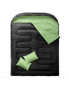 Saco de dormir doble MEREZA XL para 2 personas - 230x155 cm