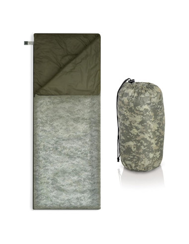 Saco de dormir Maxam Rectangular 71x185 cm Verde Oliva