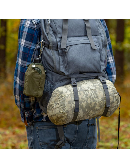 Saco de dormir Maxam Rectangular 71x185 cm Verde Oliva