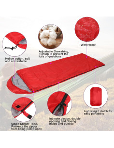 Sacos de Dormir Macarrie 6 Piezas Impermeables 4 Estaciones 2