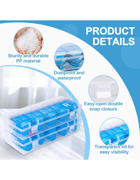 Organizador de Lentes de Contacto Diario KAOPET - 30 PCS Organizador de Lentes de Contacto Diario KAOPET - 30 PCS