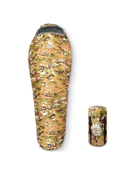 Saco de Dormir Mummy OneTigris 4 Estaciones 0C Camo