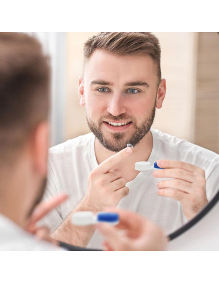 Set de 14 Cajas de Lentes de Contacto Aoutrow Coloridas