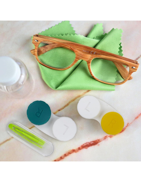 Set de 14 Cajas de Lentes de Contacto Aoutrow Coloridas