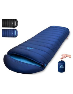 Saco de dormir ultraligero BUERTS 0C para camping y senderismo