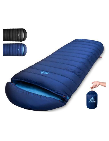 Saco de dormir ultraligero BUERTS 0C para camping y senderismo