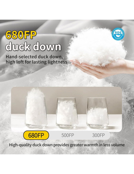 Saco de dormir ultraligero BUERTS 0C para camping y senderismo