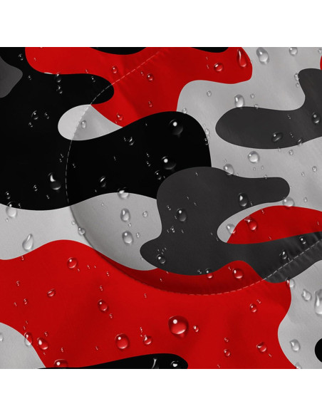 Saco de Dormir Nttopship Individual Camo Rojo 230x80 cm