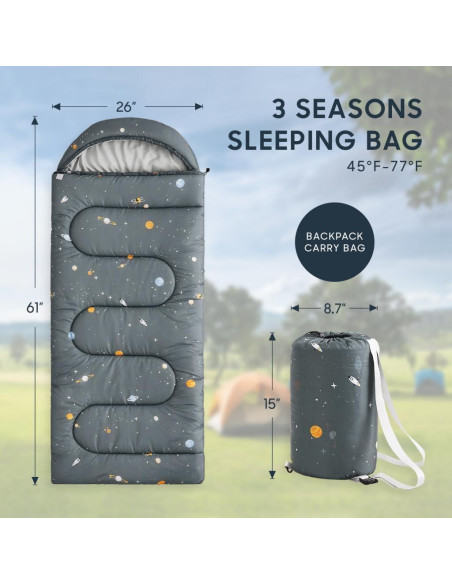 Saco de Dormir para Niños Despertar En Nubes 155x66 cm 3 Temporadas