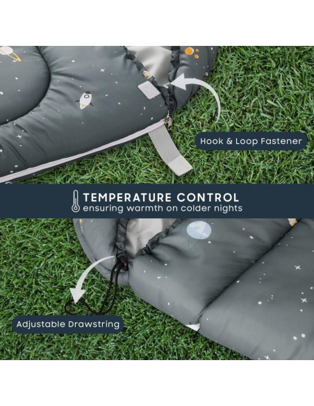 Saco de Dormir para Niños Despertar En Nubes 155x66 cm 3 Temporadas