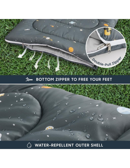 Saco de Dormir para Niños Despertar En Nubes 155x66 cm 3 Temporadas