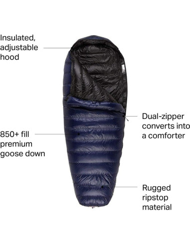 Saco de dormir Western Mountaineering Terralite 25F - 1 persona