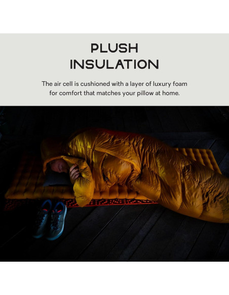 Almohada de Senderismo NEMO Fillo - Perla Negra/Brote de Abeto