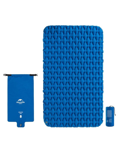 Colchón Inflable Doble Naturehike 120x200 cm 6.45 cm Grosor