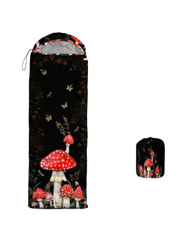 Saco de Dormir XYNHML para Camping 1 Persona Azul 0-25C