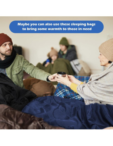 Sacos de Dormir Macarrie 12 Paquetes Impermeables 0C