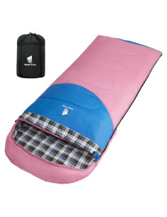 Saco de Dormir GEERTOP Franela XXL para Climas Fríos