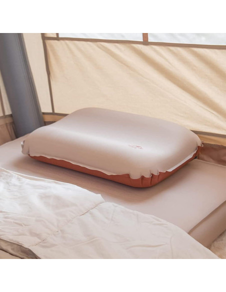 Almohada Inflable Naturehike para Camping - Espuma Silenciosa 3D